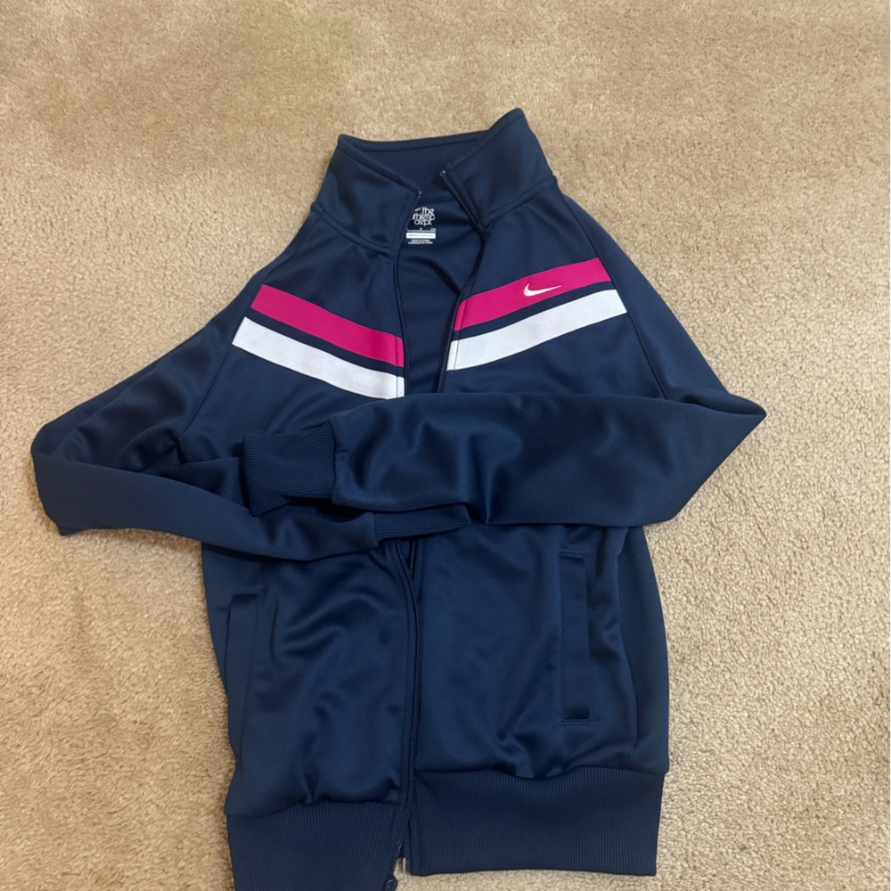 New Nike Dark Blue Athletic Jacket